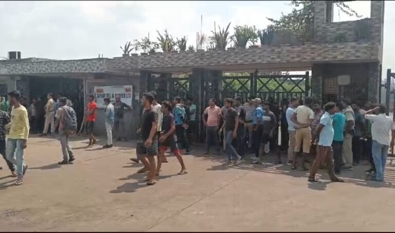 श्याम सेल निजी फैक्ट्री के ठेका श्रमिक की मौत पर हंगामा 1 IMG 20240922 145535