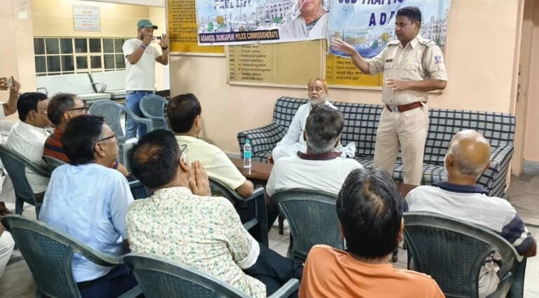 बराकर में ट्रैफिक जागरूकता अभियान