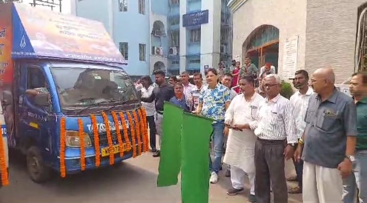 asansol 106 wards chhath tableaus mayor flag off