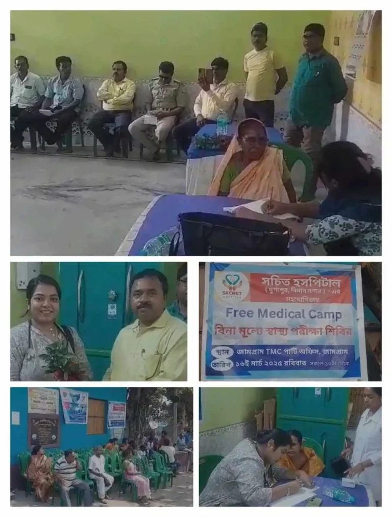 tmc organizes free medical camp in barabani