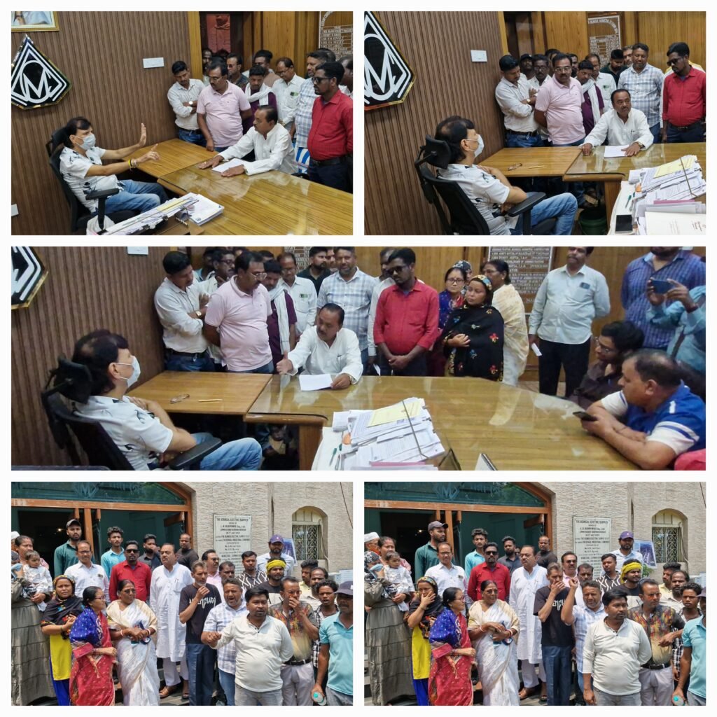 कुल्टी में जल संकट को लेकर बचु राय ने नगर निगम में उठाई आवाज 1 20250429 131117