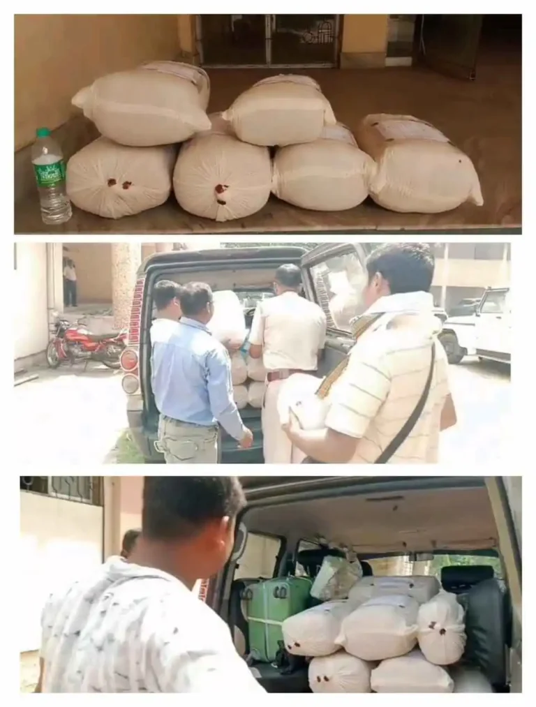 76 किलो गांजा, हेरोइन के साथ 4 गिरफ्तार, नशा नेटवर्क बेनकाब! 1 76kg ganja heroin seized