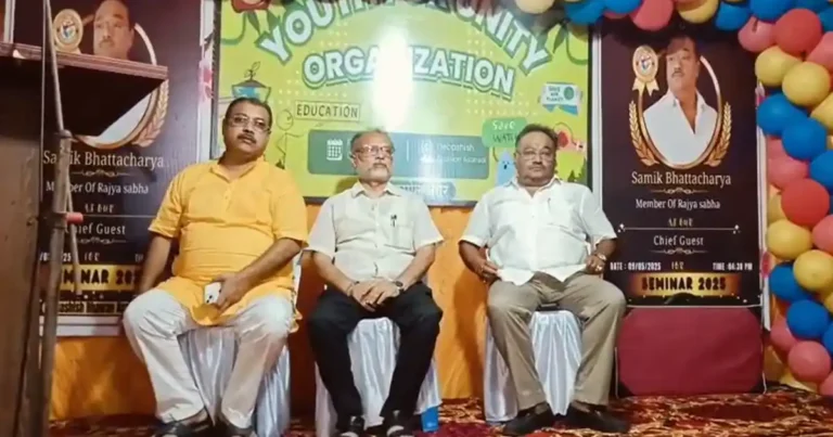 आसनसोल में गरजे समीक भट्टाचार्य, ममता सरकार पर बोला करारा हमला 1 sameek bhattacharya