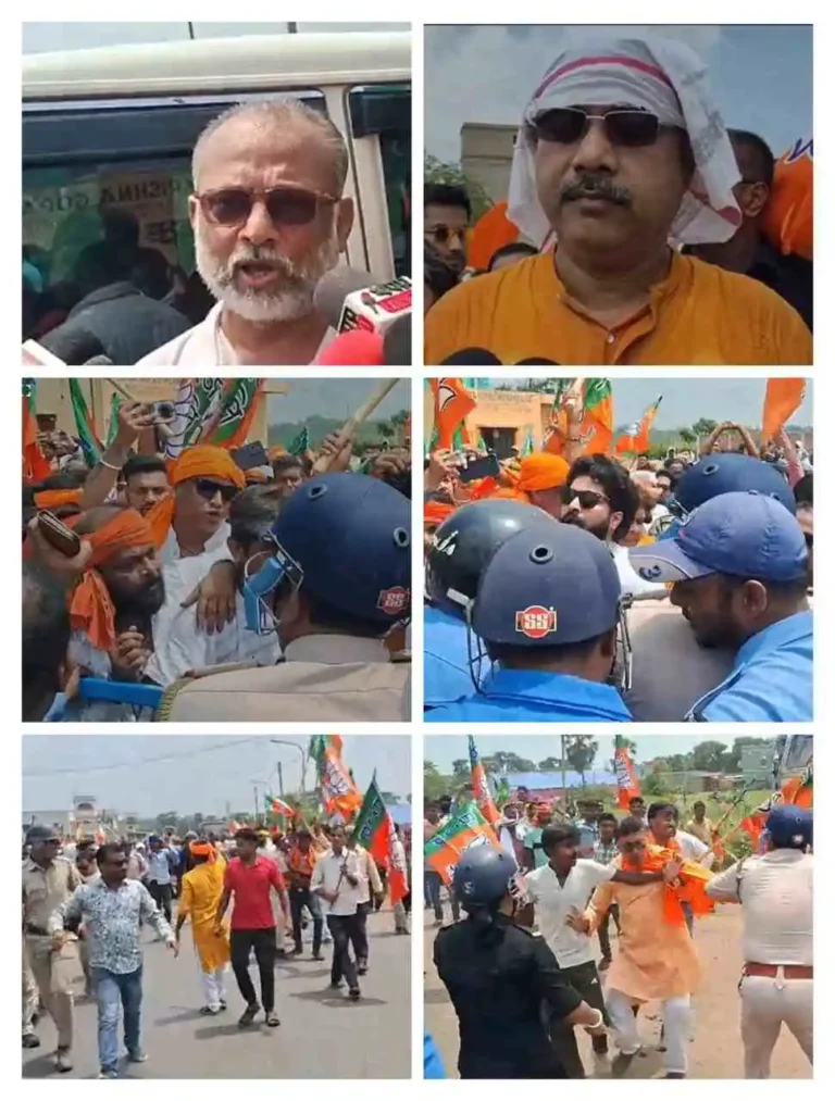 आसनसोल में डिप्टीशन के दौरान बवाल, बीजेपी का लाठीचार्ज का आरोप 1 ezgif 770bc99ab8b514