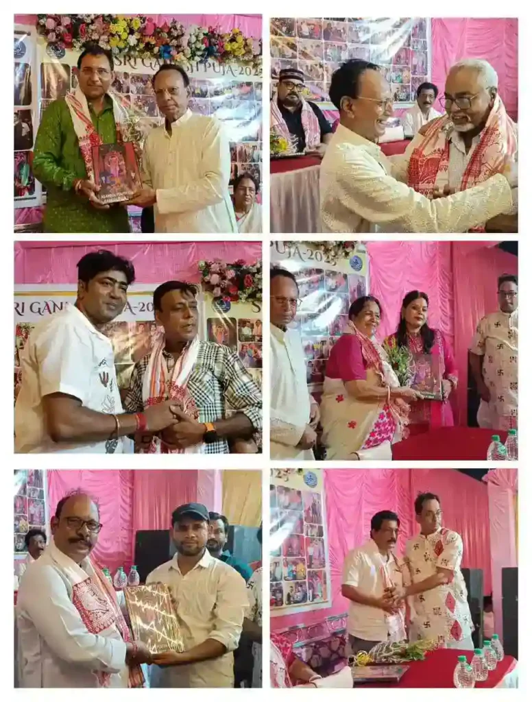 सिटी टुडे नेटवर्क संग यूथ क्लब ने किया गणेश पूजा का आयोजन, अतिथियों का हुआ सम्मान 2 1