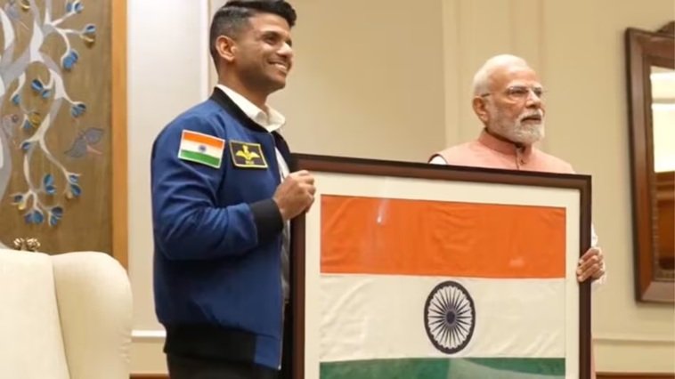 PM मोदी से मिले भारत के स्पेसमैन शुभांशु शुक्ला 1 4 2