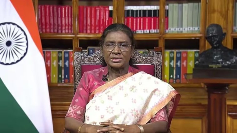 राष्ट्रपति बोलीं- सेना ने सीमापार आतंकी ठिकाने तबाह किए: ऑपरेशन सिंदूर ने पहलगाम हमले का जवाब दिया, कश्मीर में रेल पहुंचना माइलस्टोन 1 राष्ट्रपति