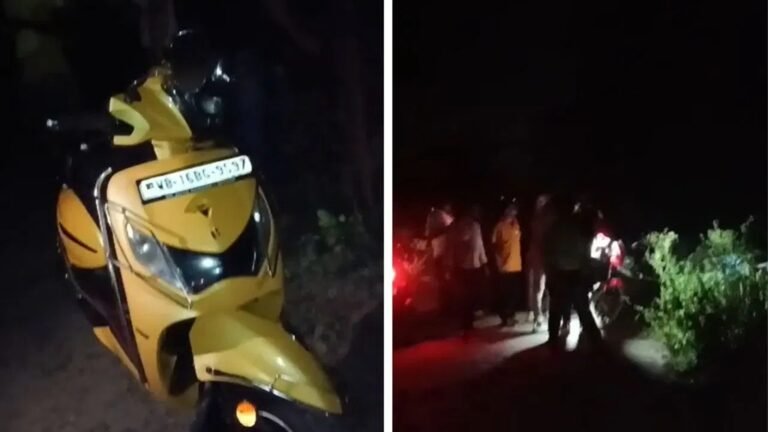 सड़क पर खून से सनी स्कूटी, तालाब तक पहुंचे लोग तो मंजर देख निकली चीख 1 4