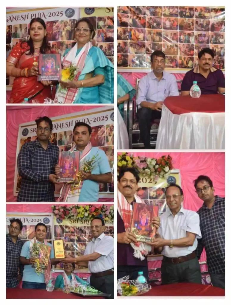 ЁЯЩП рж╢рж╛ржбрж╝рж┐ ржмрж┐рждрж░ржг, ржмрж┐рж╢рзЗрж╖ ржЖрж░рждрж┐ ржЖрж░ ржорж╣рж╛ржнрзЛржЧтАФржЖрж╕рж╛ржирж╕рзЛрж▓рзЗ ржЖрж▓рзЛржбрж╝ржи рждрзБрж▓рж▓ YOUTH CLUB-ржПрж░ ржЧржгрзЗрж╢ ржкрзВржЬрж╛ 2 ezgif 19f83239c80a8a