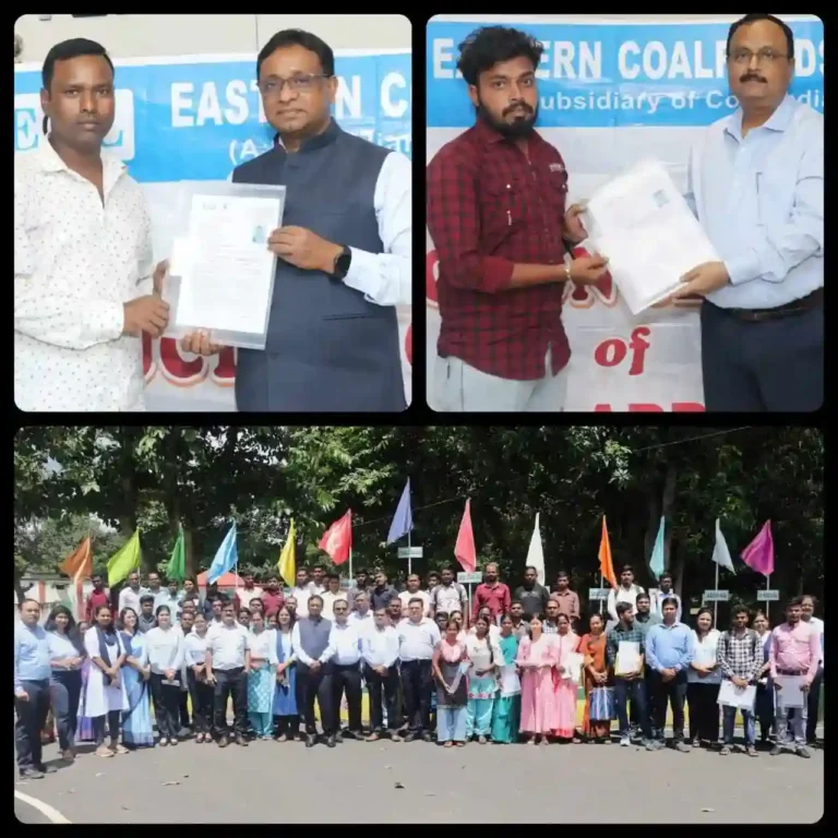 ईसीएल ने दी 51 नई नियुक्तियाँ, आश्रित परिवारों को मिला संबल 1 ezgif 587ad2839a8276