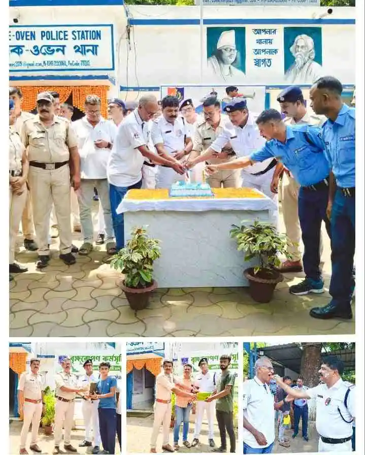 कोकोवेन थाना में पुलिस दिवस पर केक काटा, वृक्षारोपण और खेलों को बढ़ावा दिया गया 1 ezgif 73e3cec943a0a8