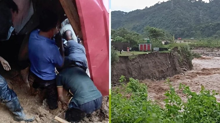 दार्जिलिंग में कुदरत का कहर, भूस्खलन-बाढ़ से भारी तबाही... 17 की मौत 3 3 1