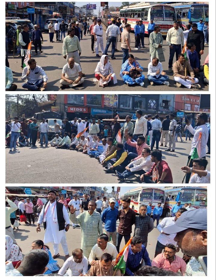 जाम से परेशान जनता, सड़कों पर उतरी कांग्रेस – पुलिस पर लापरवाही का आरोप 1 86d4ec90 0484 470c 8899 3c0577def7bc